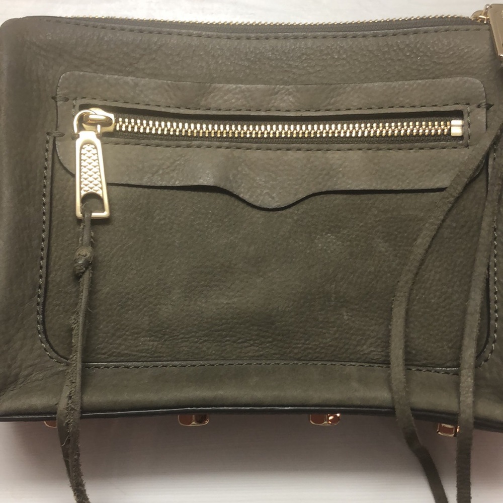 Rebecca Minkoff Olive & Gold Crossbody Bag - Picture 2 of 7